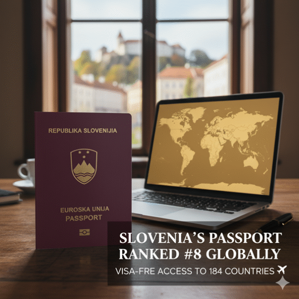 Slovenia’s Passport Now Among the World’s Eight Most Powerful